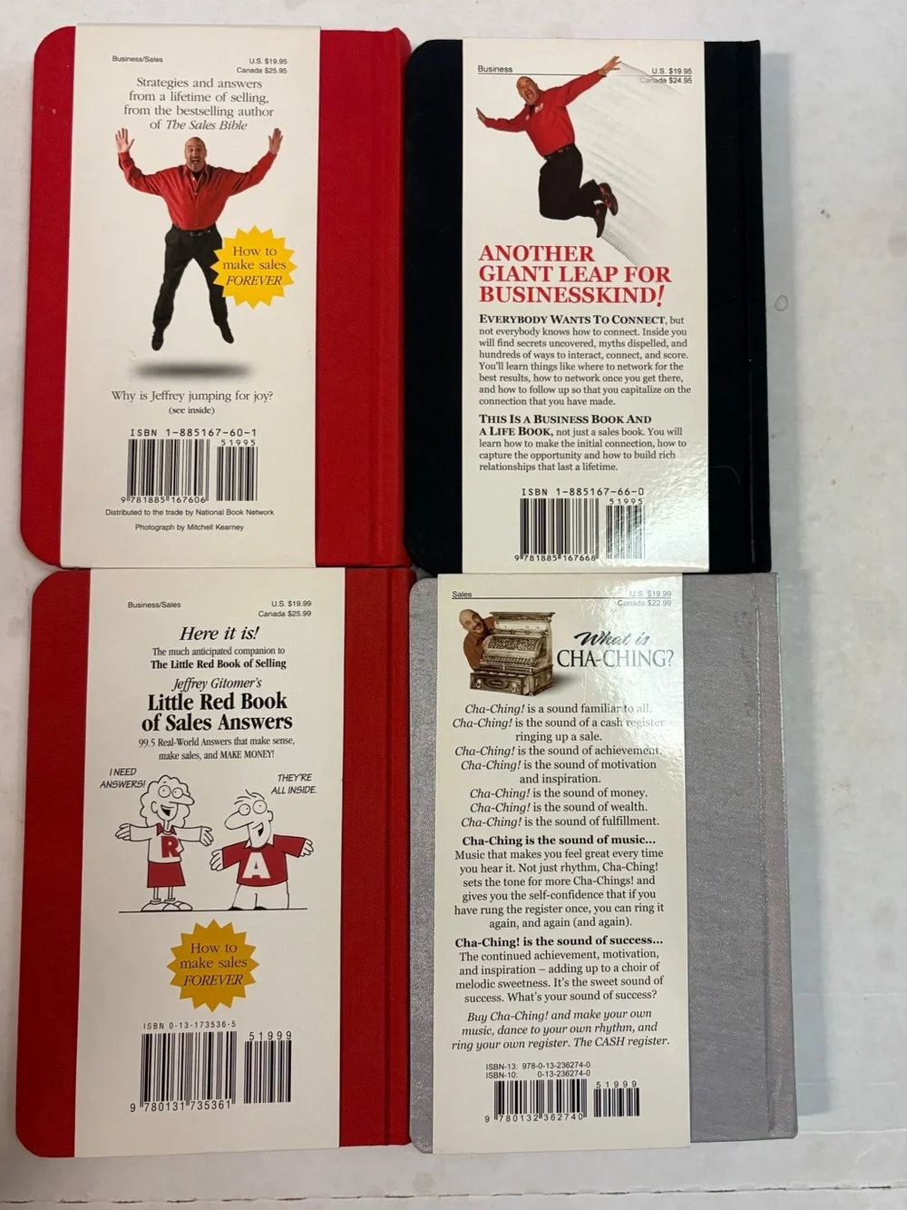 SALES TRAINING BOOK SET- Jeffrey Gitomer Little Book Set-Selling, Connections +